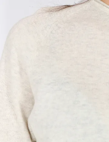 Bluza Bershka, bej Crem