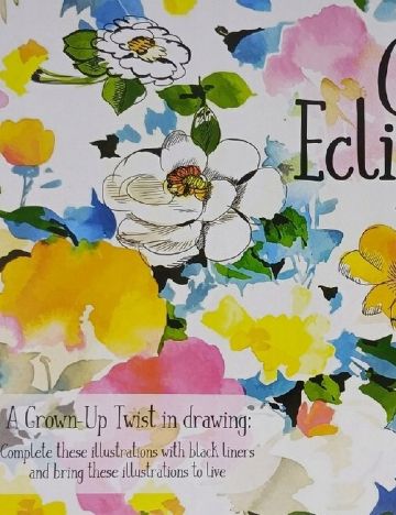 Carte de colorat inversa cu 32 ilustratii KONIMPEX, mix culori