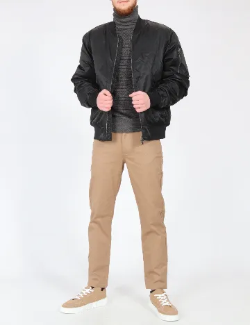 Jacheta Pull&Bear, negru Negru