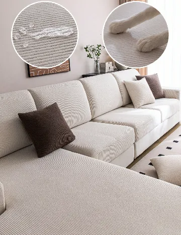 Husa pentru canapea SHEIN, bej Crem