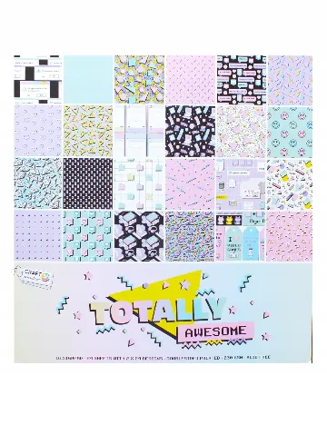 Bloc de notite creativ pentru scrapbooking Craft Sensations, mix culori Mix culori