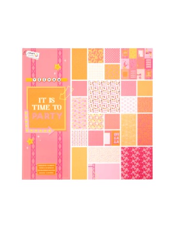 Bloc de notite creativ pentru scrapbooking Craft Sensations, mix culori