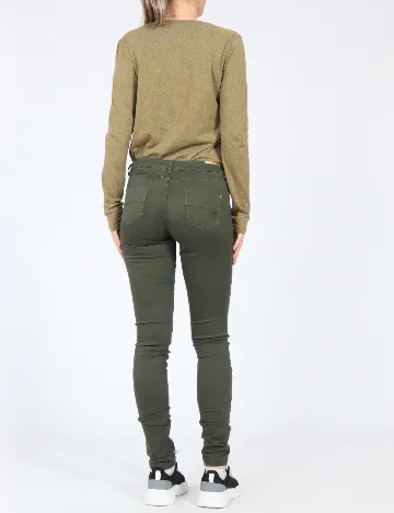 Pantaloni Bershka, verde Verde