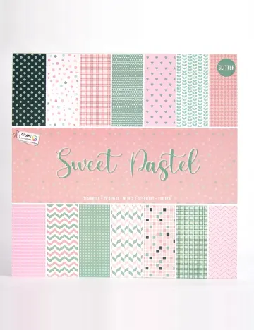 Bloc de notite creativ pentru scrapbooking Craft Sensations, mix culori Mix culori