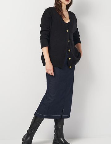 Cardigan Zra, negru