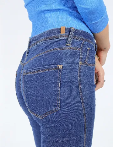 Blugi Bershka, albastru Albastru