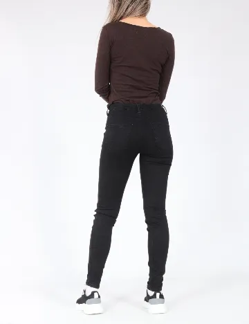 Blugi Bershka, negru Negru