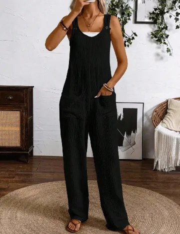 Salopeta SHEIN, negru Negru