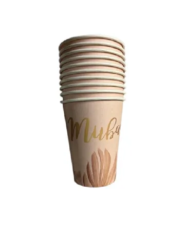 Set pahare unica folosinta 10 bucati AVEC, roz Roz