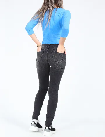 Blugi Bershka, negru Negru