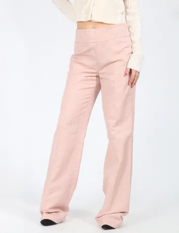 Pantaloni Zara, roz Roz