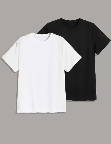 Set Tricouri 2 bucati SHEIN, mix culori Mix culori