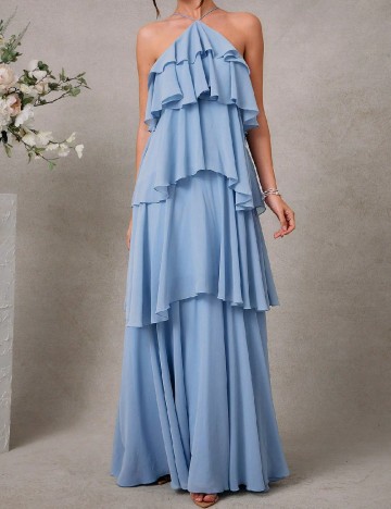 Rochie lunga SHEIN, albastru