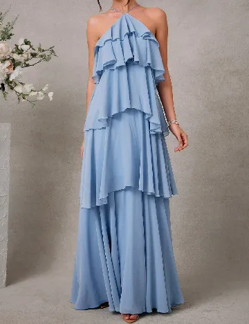 Rochie lunga SHEIN, albastru Albastru