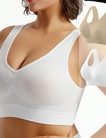 Set bustiere 3 bucati SHEIN CURVE, mix culori Mix culori