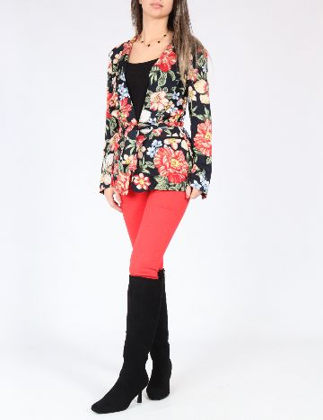 Blazer Zra, floral print