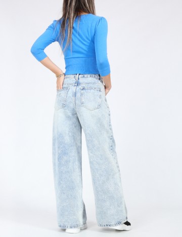 Blugi Dazy, albastru deschis