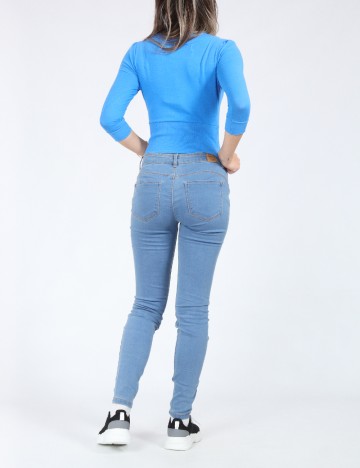 Blugi Bershka, albastru deschis