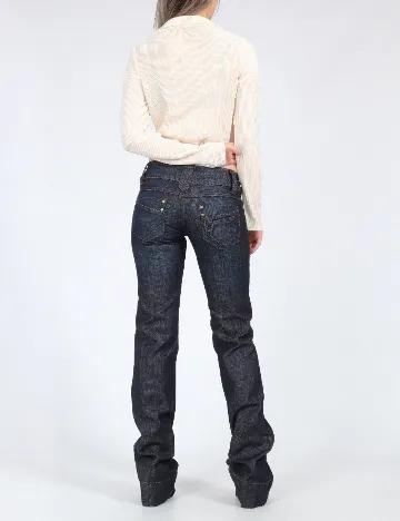 Blugi Zara, bleumarin Albastru