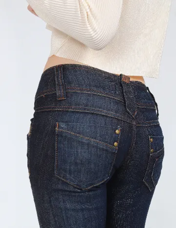 Blugi Zara, bleumarin Albastru