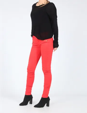 Pantaloni Bershka, rosu Rosu