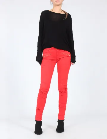 Pantaloni Bershka, rosu Rosu