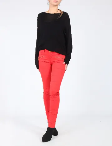 Pantaloni Bershka, rosu Rosu