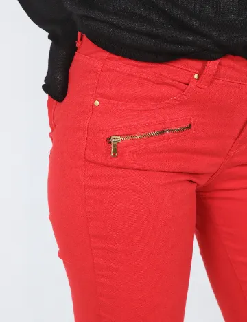 Pantaloni Bershka, rosu Rosu