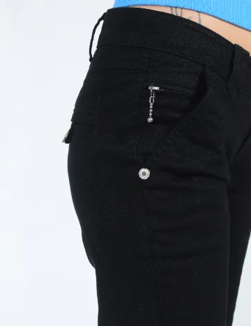 Blugi Zara, negru Negru