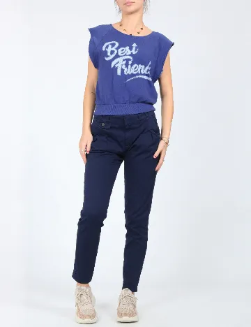 Vesta Bershka, albastru Albastru