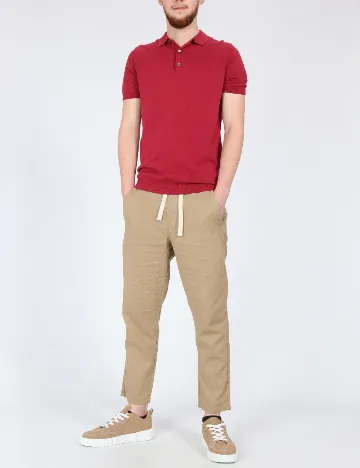 Pantaloni Zara, bej Crem