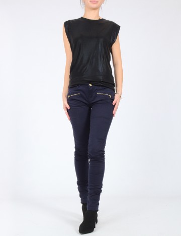 Pantaloni Bershka, bleumarin