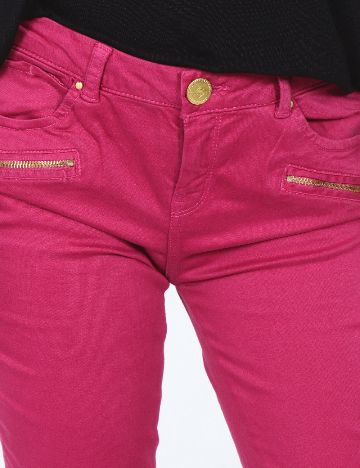 Pantaloni Bershka, magenta