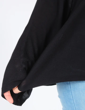 Bluza Bershka, negru Negru