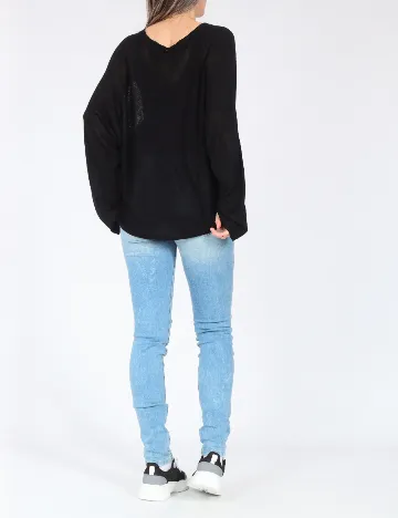 Bluza Bershka, negru Negru