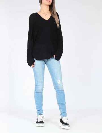 Bluza Bershka, negru Negru