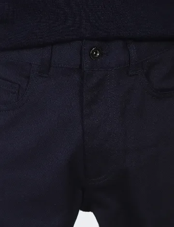 Pantaloni Zara, bleumarin Albastru