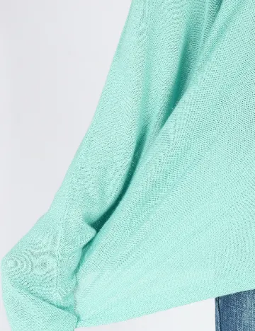 Bluza Bershka, turcoaz Albastru