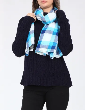 Esarfa Zara, albastru Albastru