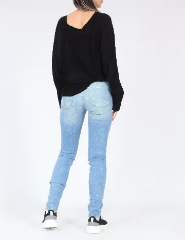 Blugi Bershka, albastru Albastru