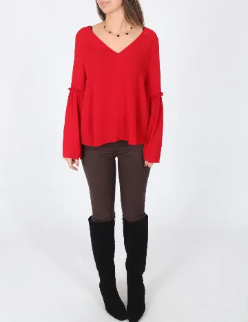 Bluza Bershka, rosu Rosu