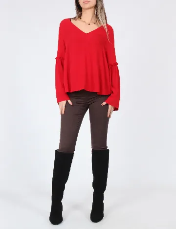 Bluza Bershka, rosu Rosu