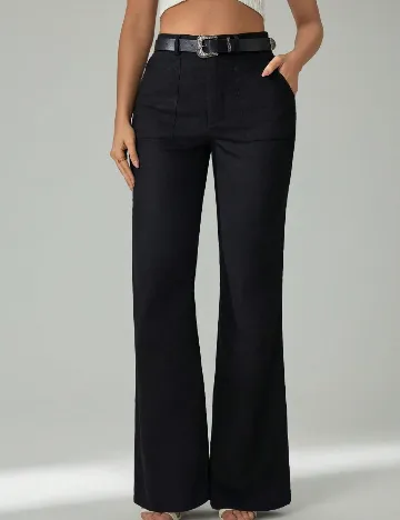 Pantaloni SHEIN, negru Negru