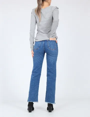 Blugi Bershka, albastru Albastru