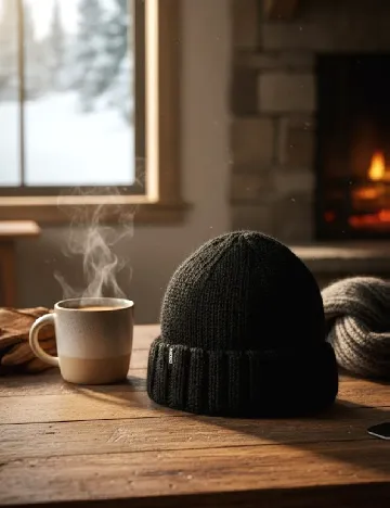 Caciula Zara, negru Negru