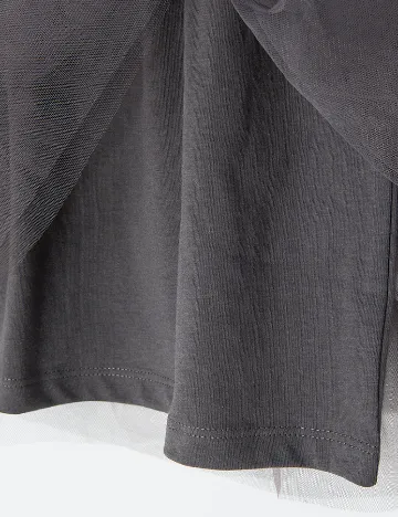 Rochie Cool Club, gri Gri
