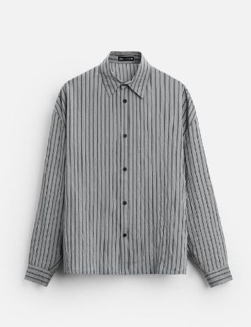 Camasa Zra, gri/negru