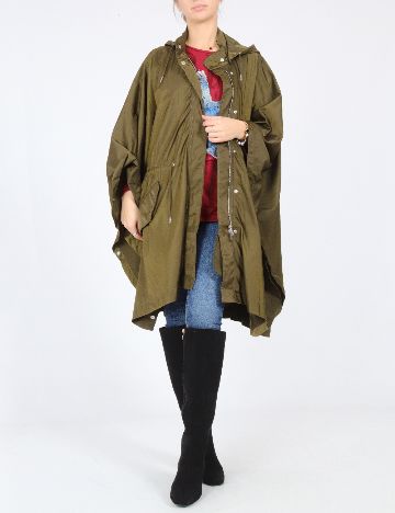 Pelerina de ploaie Zara, verde