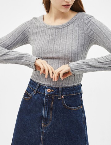 Bluza Bershka, gri