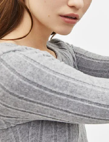 Bluza Bershka, gri Gri